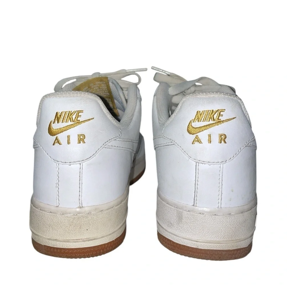 Nike Air Force 1 Low Perforated Sidepanels White Gum